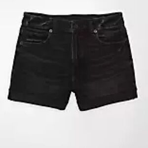AE Stretch Denim Mom Shorts, Size 2